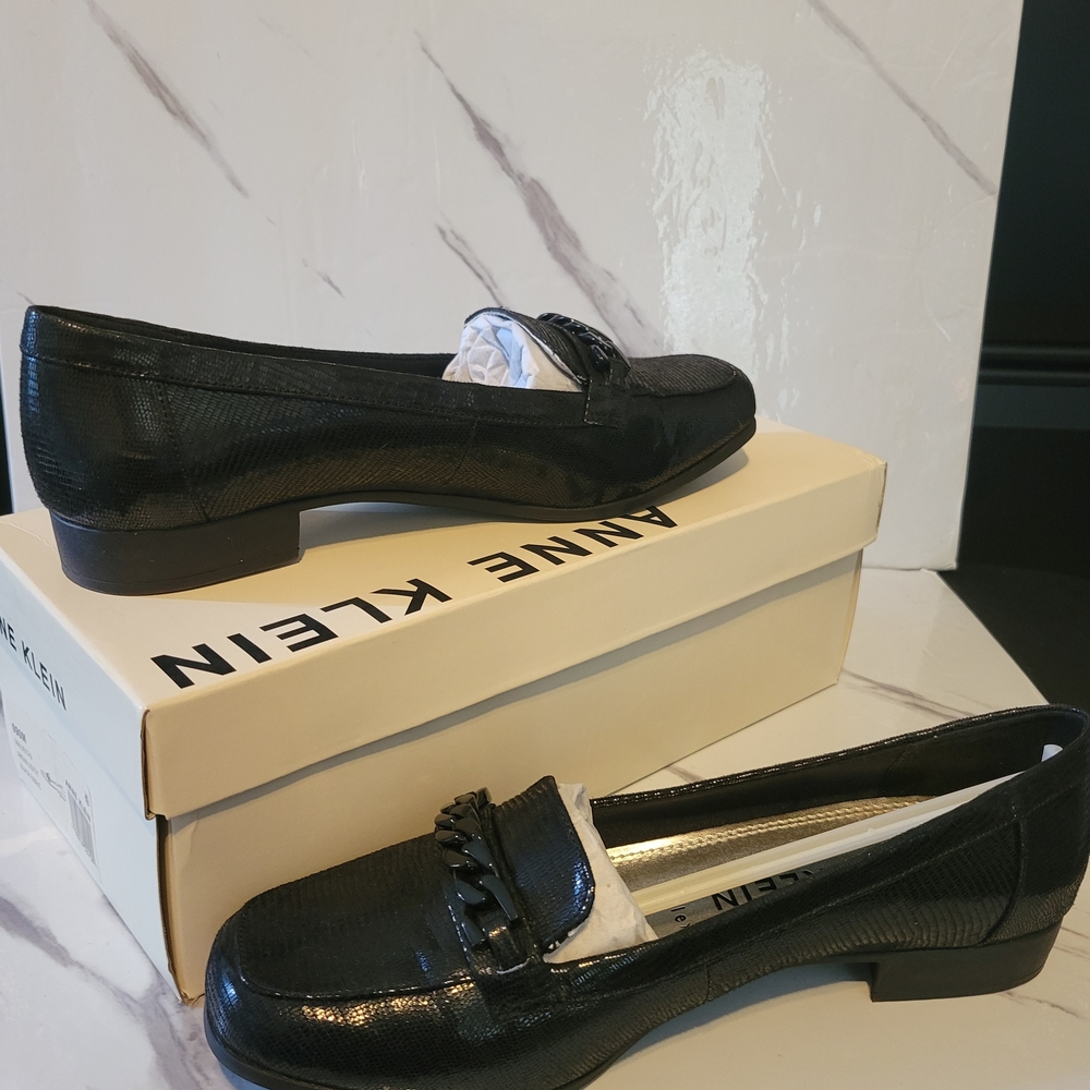 Anne Klein Black Women's Loafers